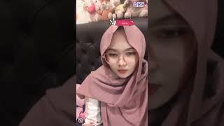 bigo live cewek cantik hijab terbaru main lidah bikin ketagihan