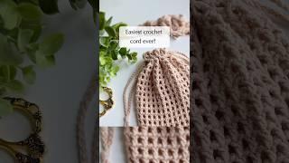 Easiest Crochet Cord? Try This First!