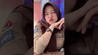 sma pramuka hijab cantik