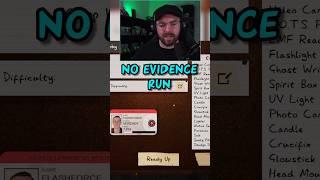 NO EVIDENCE RUN ON CAMP WOODWIND | Phasmophobia #shorts