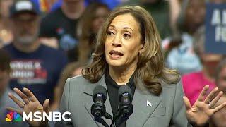 Kamala Harris speaks at campaign rally in Madison, WI