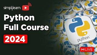  Python Full Course | Python Programming Training On LIVE | Python | 2024 | Simplilearn