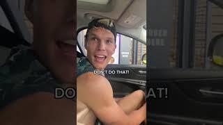Tickling my bf in the drive through *he’s very ticklish*  #shorts