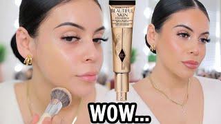 CHARLOTTE TILBURY BEAUTIFUL SKIN FOUNDATION: 2 Day Wear Test + Review! Is it worth it?? 