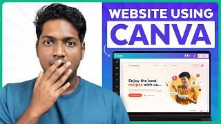 How to Make a Website Using Canva for FREE | 2024