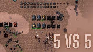 Столкновение 5 vs 5! | Rusted Warfare - RTS