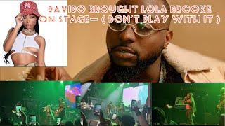 Lola Brooke Went Crazy On Stage With Davido #newyork #lolabrooke #davido