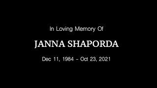 Janna Shaporda Memorial Slideshow