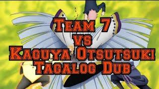 Team 7 vs Kaguya Full Fight Tagalog Dub.