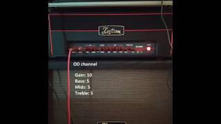 Kustom KG100HFX 100W solid state half stack (first chords and licks)