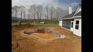 Law Pools Install - Time Lapse