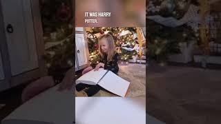 They surprised her with Harry Potter books in braille so she can read them herself ️