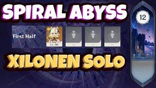 C6 Xilonen Solo Spiral Abyss Floor 12