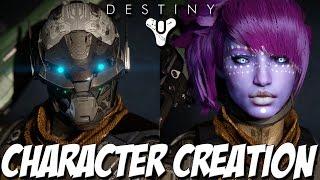 Destiny Character Creation - All Races, and Classes | Destiny Gameplay (Xbox One 1080p HD)