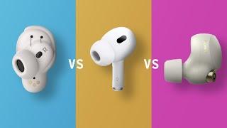 Airpods Pro 2 vs Bose QuietComfort Earbuds II vs Sony WF-1000XM4