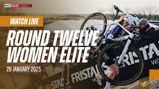 LIVE ​- Women Elite - R12 Hoogerheide (NED) | 2024/25 UCI Cyclo-cross World Cup