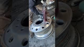 Faster and more cost-effective than sanding discs. #sanding #trucking #metalpolishing #detailing