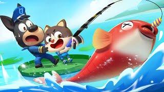 Sheriff's Fishing Adventure  | Police Cartoon | Kids Cartoons | Sheriff Labrador | BabyBus