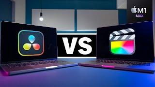 DaVinci Resolve vs Final Cut Pro - Which is FASTER on M1 MAX MacBook Pro?