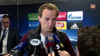 Rakitic and Samper post-game reaction to great win over Roma