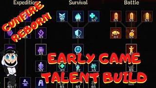 GUNFIRE REBORN: TALENT BUILD!! /HOW TO LEVEL EARLY!