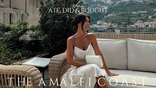 WHAT WE DID BOUGHT & ATE ON THE AMALFI COAST ITALY | Alessandra Rosa