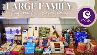 OCADO GROCERY HAUL & BIG FAMILY MEAL PLAN £140: flash sales, uk mom, June 2025