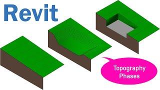 Revit Architecture - Topography Phases