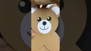 easy teddy bear making with paper craft / teddy bear toy make paper craft at home @Harshit sharma