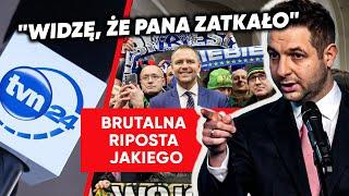 Dziennikarza TVN zatkało. Brutalna riposta Jakiego: Potrafi pan na to odpowiedzieć?!