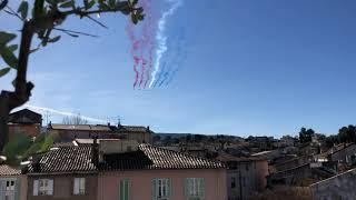 La Patrouille de France survole Aubagne !