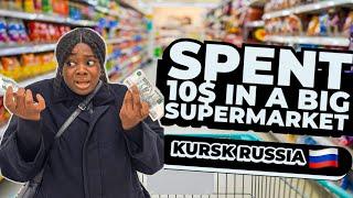 $10 Grocery Shopping Challenge - IMPOSSIBLE! - Kursk Russia 