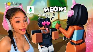 I ASKED EKITTENS TO MEOW FOR DA HOOD CASH IN VOICE CHAT (with facecam)