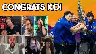 LoL Streamers Reaccionan a KOI Ganando la LEC