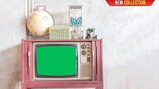 Green Screen Old Retro TV | 4K | Vintage | Global Kreators