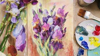 IRISES | From brush strokes Brutal painting