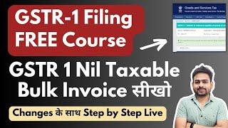 GSTR 1 Return Filing | How to File GSTR 1 | GSTR1 Kaise Fill Kare | GST r1 Filing | File GSTR 1