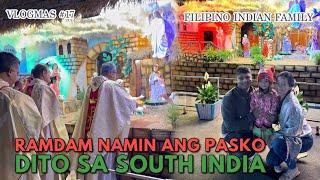 CHRISTMAS IN SOUTH INDIA  SIMPLE LANG ANG HANDA‼️ ︎Filipino Indian Family