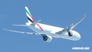 Boeing 777 flight