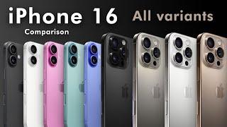 iPhone 16 vs 16 Plus vs 16 Pro vs 16 Pro Max (comparison)