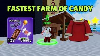 How to Farm FAST Candy in Blox Fruits | New Method Easy Guide