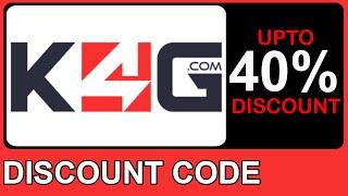 K4G Discount Code - K4G.com