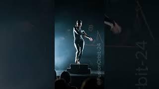 Shadow in Motion: Woman in Black Tight Suit Delivers Bold Dance on AGT Stage. #agt2025 #talentshow