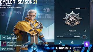 Bgmi New season 21 Rush Push for Ace Master | BGMI game play | Bgmi panjabi game play #singhgaming