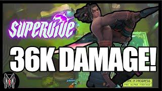 SUPERVIVE - EPIC 36K Damage Full Brall Match with Comms