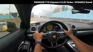 PORSCHE 718 Cayman S 2.5L Turbo / #PSAECU Tuned