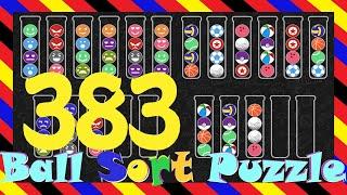 Ball Sort Puzzle Level 383 No Extra TubesGame Walkthrough