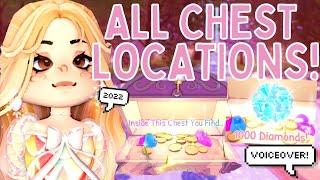 *EASY & FREE* 6,000+ DIAMONDS Royale High W/VOICEOVER! *ALL DIVINIA PARK CHEST LOCATIONS 2022* 