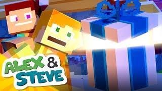 SURPRISE CHRISTMAS - Alex and Steve Life (Minecraft Animation)