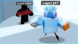 So I Raced The HIGHEST Level BANNED Players In Tower Of Hell... [ROBLOX]